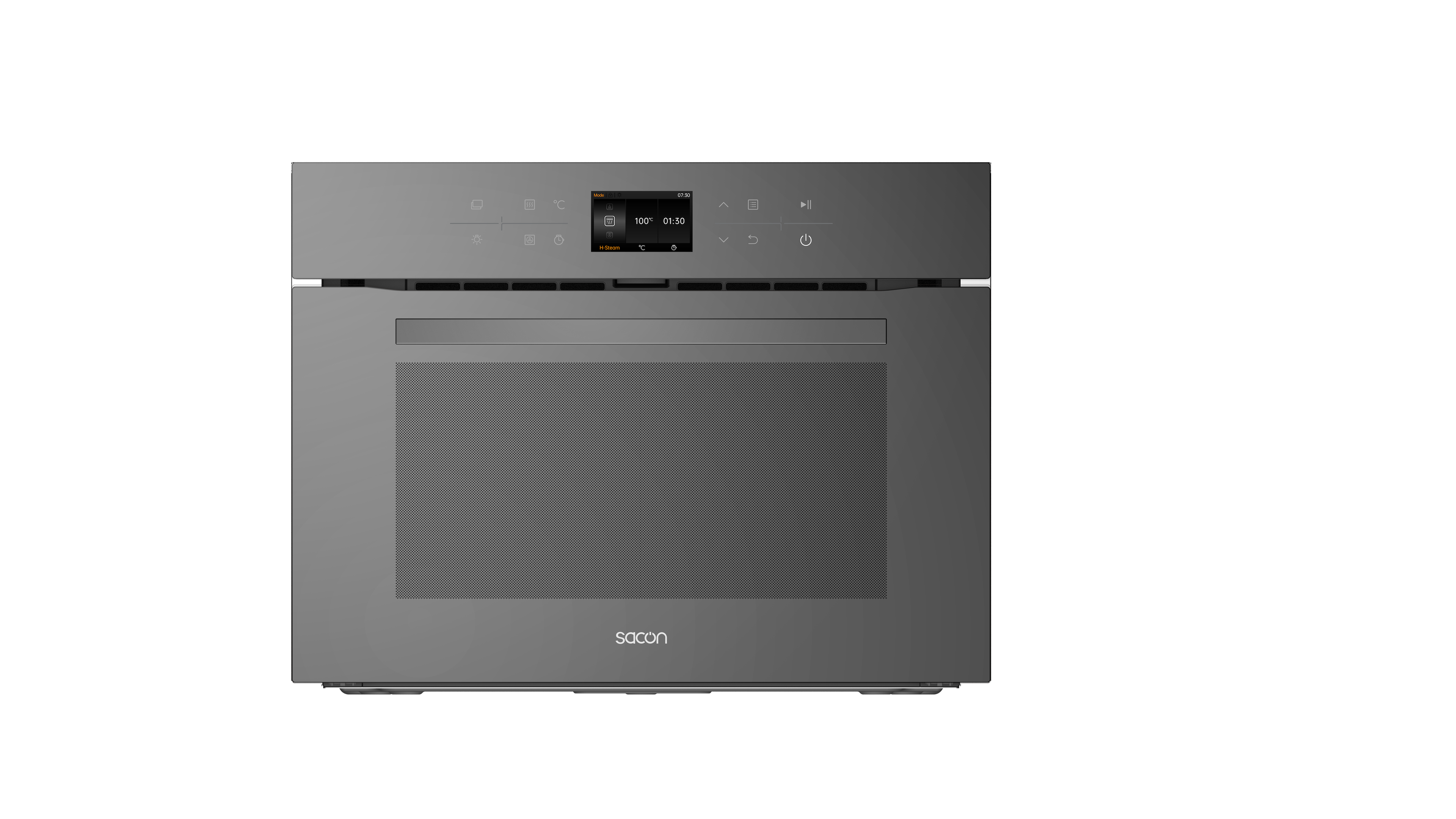 Sacon CO242118G Gray Color 24” Built-in Combi Steam Oven | 50L Steam & Convection Oven