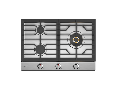 30" Flower Series Classic Grill Pro Gas Cooktop With LP Convert Kit
