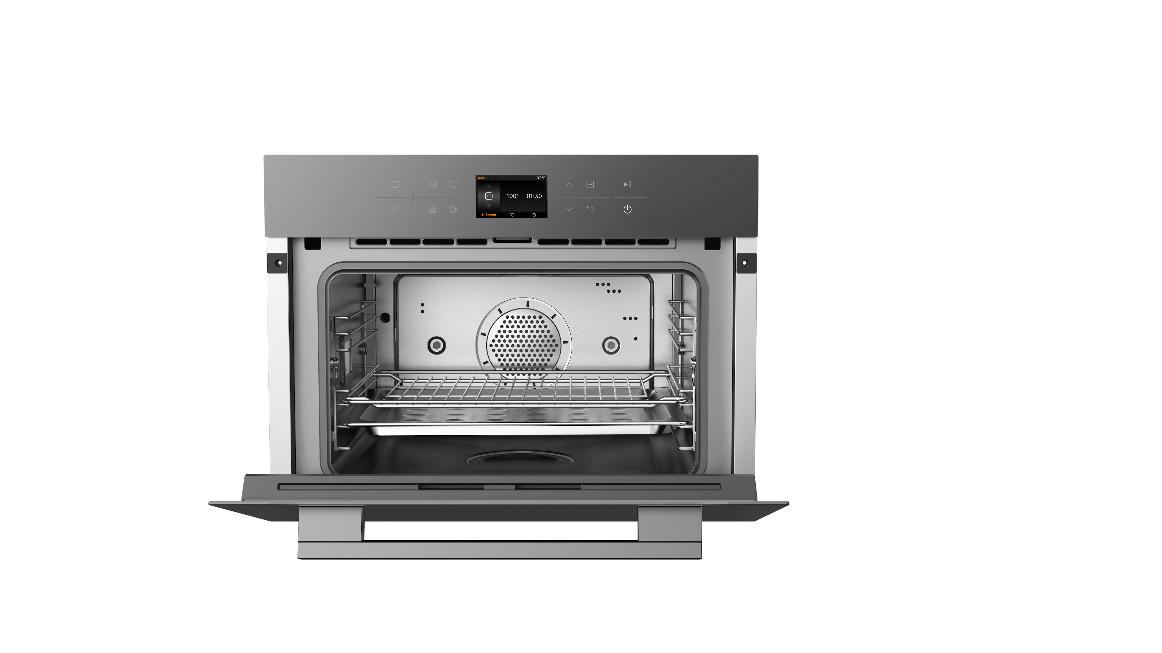 Sacon CO242118G Gray Color 24” Built-in Combi Steam Oven | 50L Steam & Convection Oven