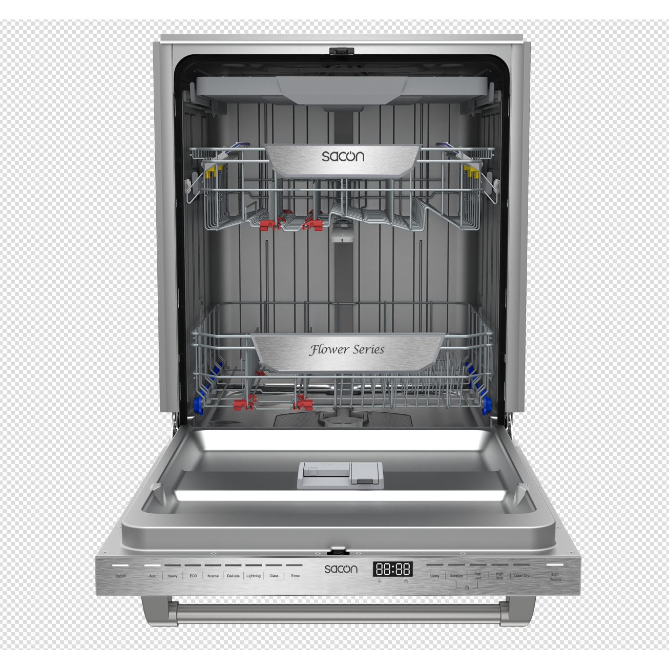 24” Flower Series Fully Integrated Dishwasher with NatureDry™ Auto-Open System