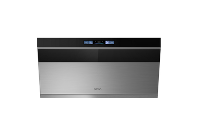 Flower Series 30" Range Hood Black With Stainless Steel Color