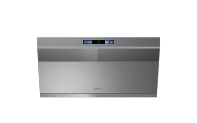 Flower Series 30" Range Hood Gray With Stainless Steel Color
